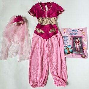 I Dream of Jeannie Girls M 8-10 Costume Genie Jeanie pink Halloween Vintage 1997